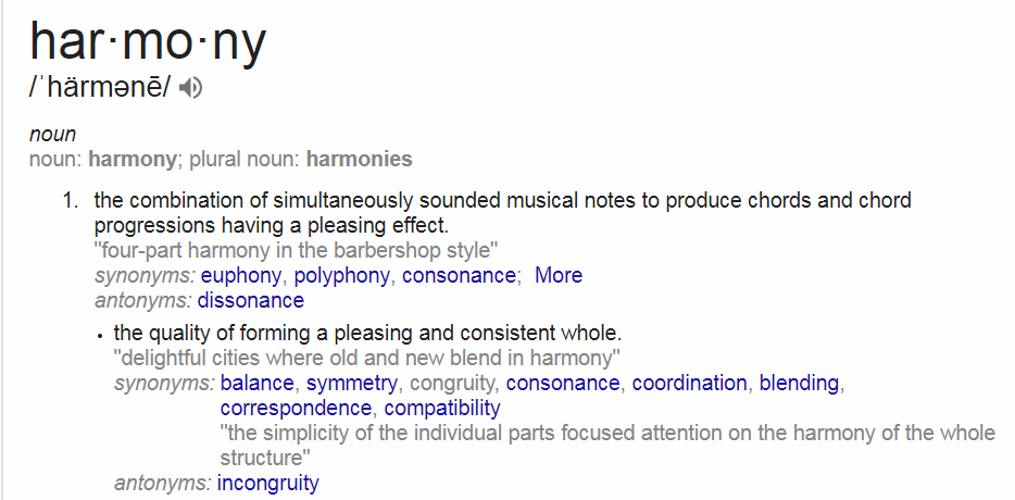 Harmony